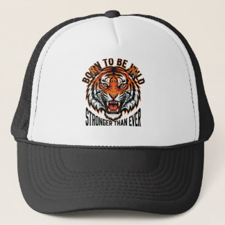 Gorra De Camionero Born to Be Wild – Stronger Than Ever Tiger Graphic