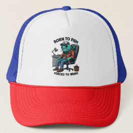 Gorra De Camionero Born to Fish Fishing Cap