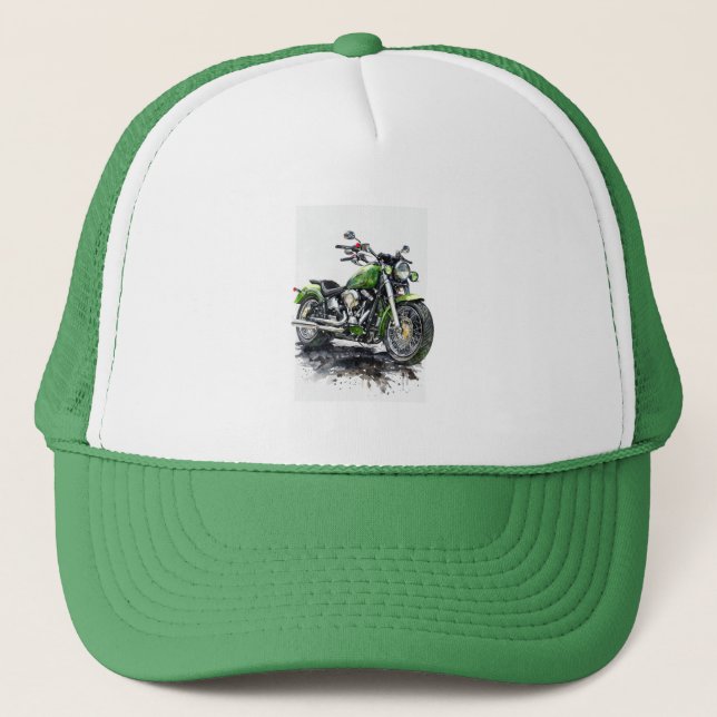 Gorra De Camionero Born to Ride – Motorcycle Cap (Anverso)