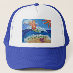 Gorra De Camionero Borrar ángel de cáncer