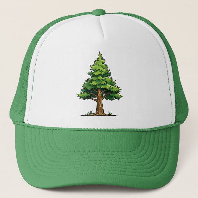 Gorra De Camionero Bosque de hoja perenne (Anverso)