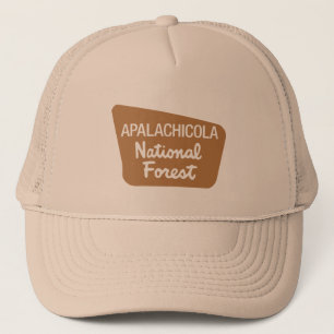 Gorra De Camionero Bosque del Estado de Apalachicola (Rótulo)