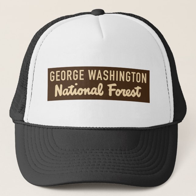 Gorra De Camionero Bosque del Estado de George Washington (Anverso)