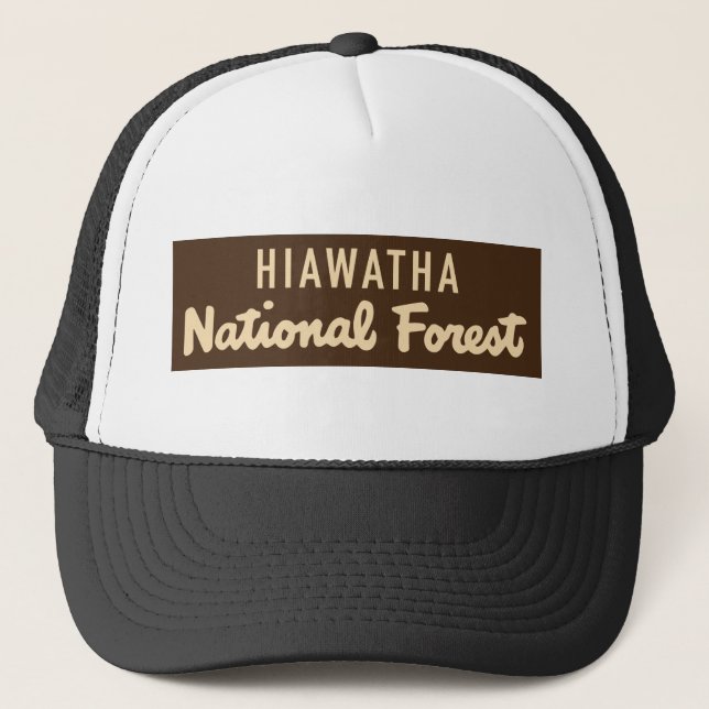 Gorra De Camionero Bosque del Estado de Hiawatha (Anverso)