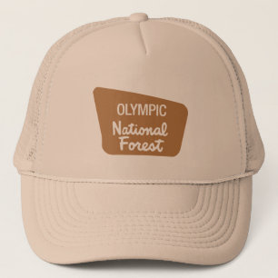 Gorra De Camionero Bosque del Estado olímpico (Rótulo)