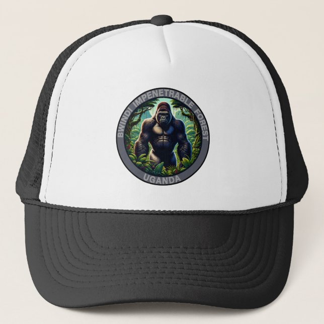 Gorra De Camionero Bosque impenetrable de Bwindi Uganda (Anverso)