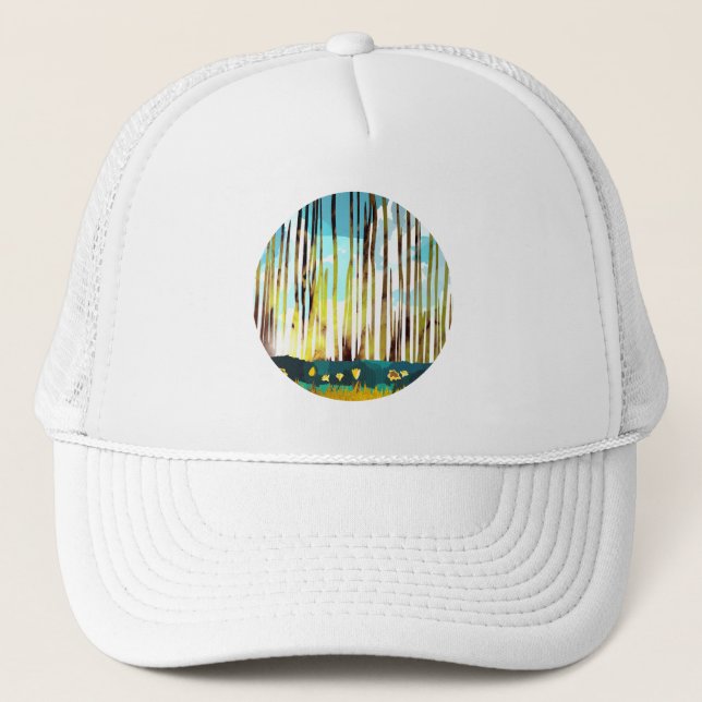 Gorra De Camionero Bosque matutino (Anverso)