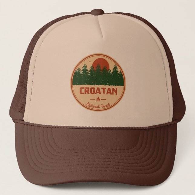 Gorra De Camionero Bosque nacional croata (Anverso)