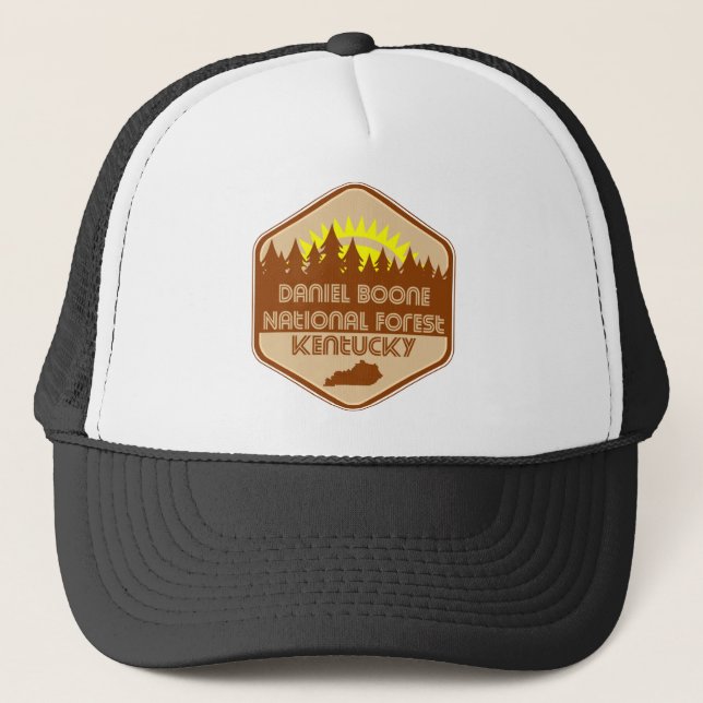 Gorra De Camionero Bosque Nacional Daniel Boone Kentucky (Anverso)