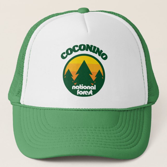 Gorra De Camionero Bosque nacional de Coconino (Anverso)