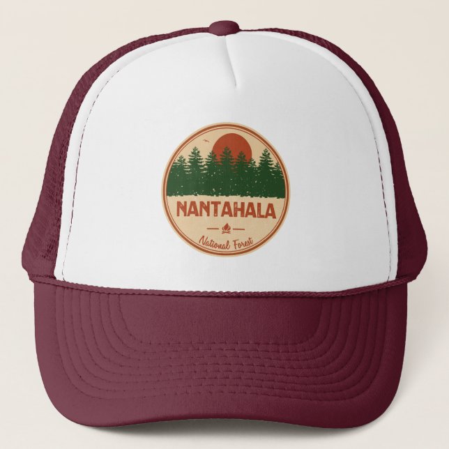 Gorra De Camionero Bosque nacional de Nantahala (Anverso)