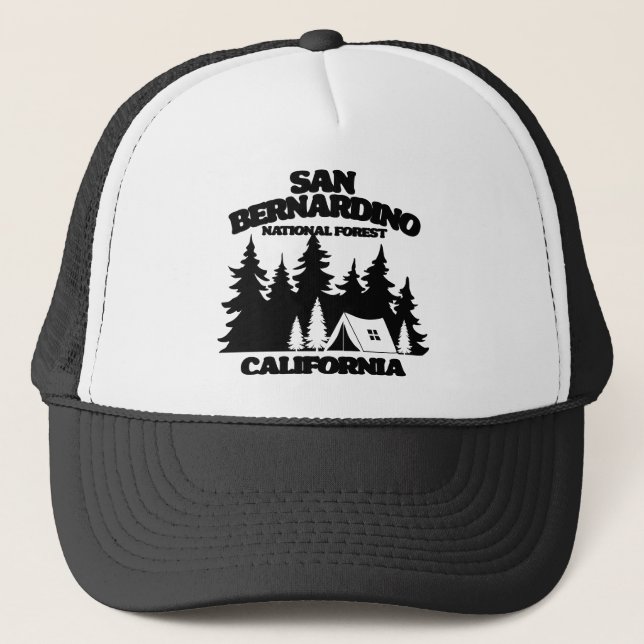 Gorra De Camionero Bosque nacional de San Bernardino (Anverso)