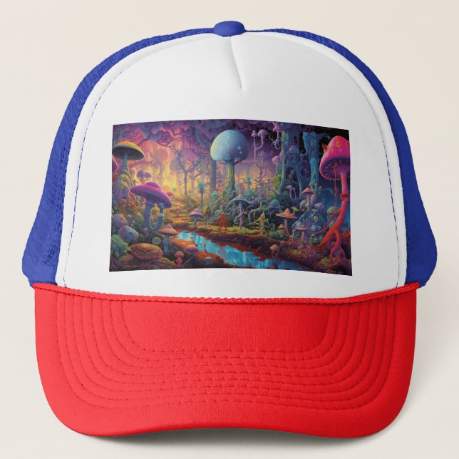 Gorra De Camionero Bosque Trippy (Anverso)