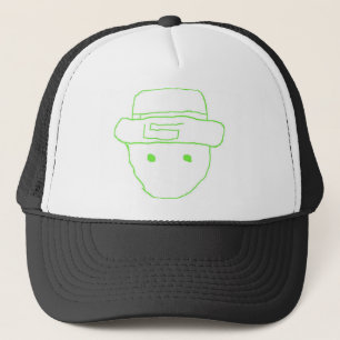 Gorra De Camionero Bosquejo del aficionado del Leprechaun