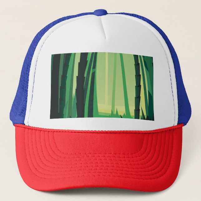 Gorra De Camionero Bosques de Bambú (Anverso)