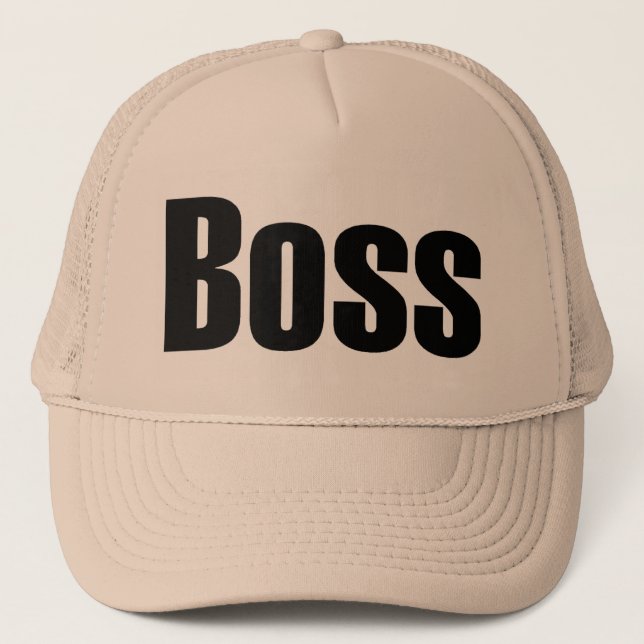 Gorra De Camionero Boss (Anverso)