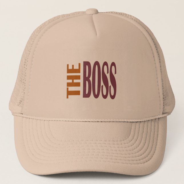 GORRA DE CAMIONERO BOSS BROWNY (Anverso)