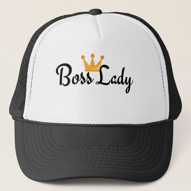 Gorra De Camionero Boss Lady (Anverso)