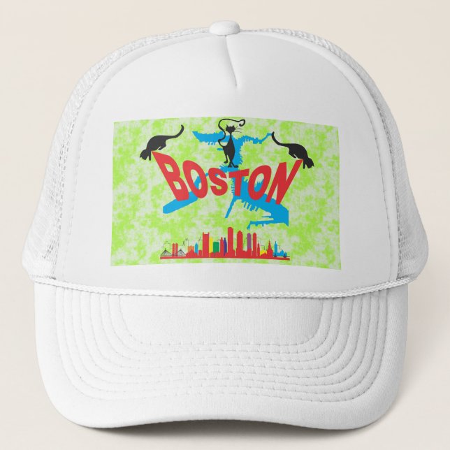 Gorra De Camionero Boston (Anverso)