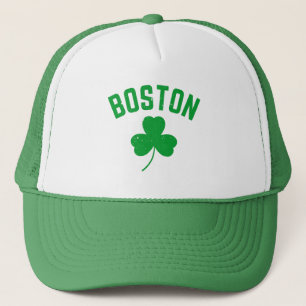 Gorra De Camionero Boston Green Lucky Shamrock