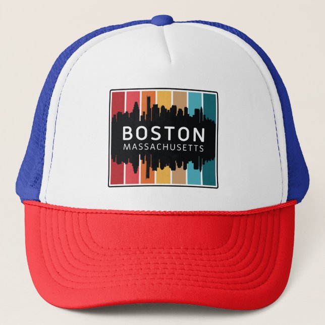 Gorra De Camionero Boston Massachusetts (Anverso)