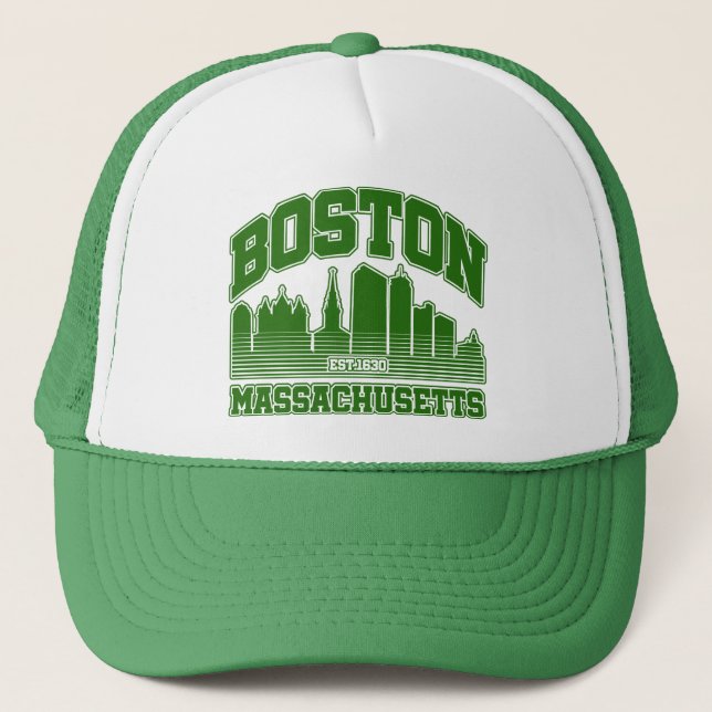 Gorra De Camionero Boston, Massachusetts (Anverso)