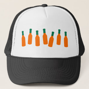 Gorra De Camionero Botellas de Salsa Caliente