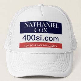 Gorra De Camionero botón de campaña de NBC BOD