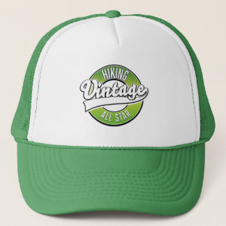 Gorra De Camionero Botón de todas las estrellas de Senderismo Vintage