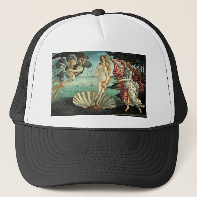 Gorra De Camionero Botticelli - nacimiento de Venus (Anverso)