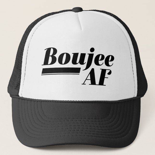 Gorra De Camionero Boujee AF (Anverso)