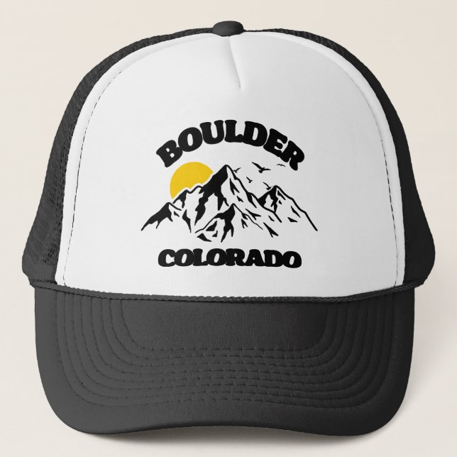 Gorra De Camionero Boulder, Colorado (Anverso)