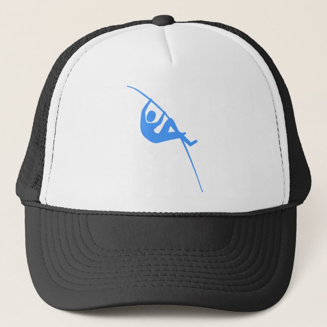 Gorra De Camionero Bóveda de polo - Azul bebé (Anverso)
