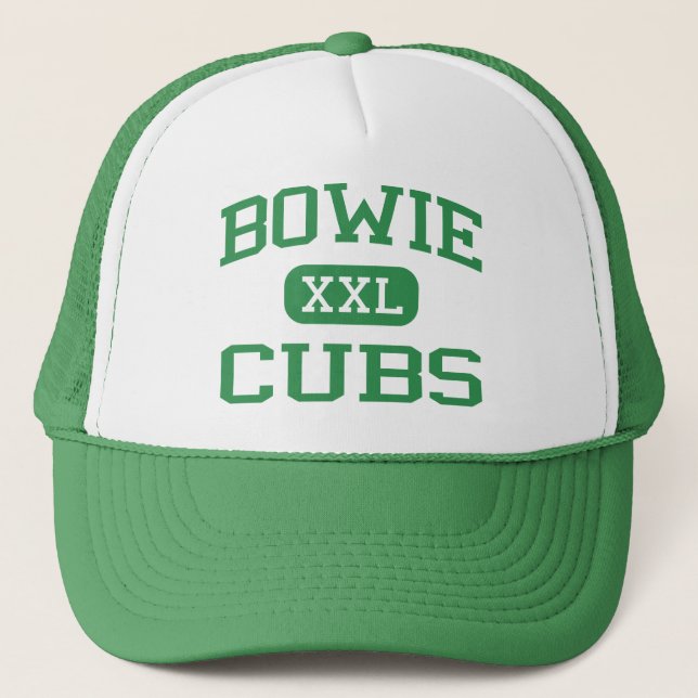 Gorra De Camionero Bowie - Cubs - escuela de secundaria - Irving (Anverso)