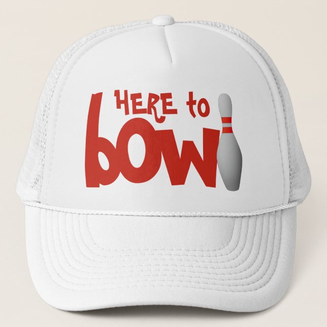 Gorra De Camionero Bowler aquí en la Bowl Bowl (Anverso)