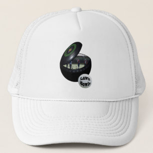 Gorra De Camionero Bowlers De Césped En Un Tazón De Césped,