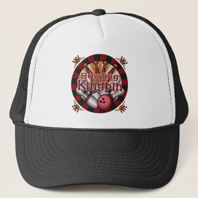 Gorra De Camionero Bowling Kingpin (Anverso)