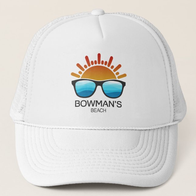 Gorra De Camionero Bowman's Beach Florida Sunglasses (Anverso)