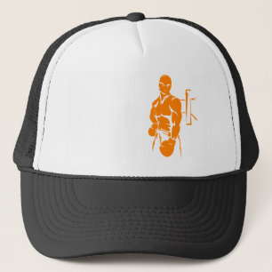 Gorra De Camionero Boxeo naranja