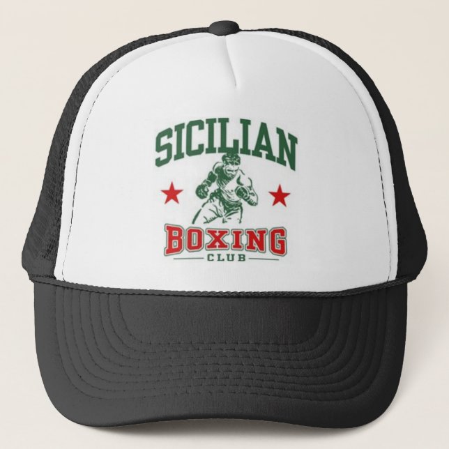Gorra De Camionero Boxeo siciliano (Anverso)