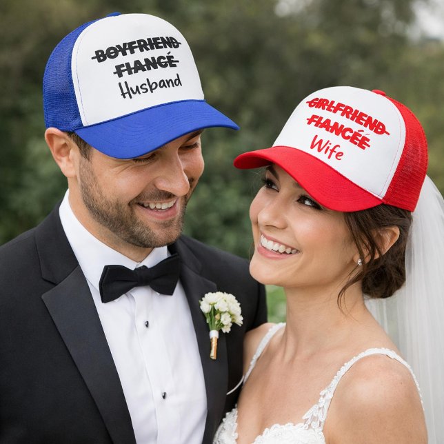 Gorra De Camionero Boyfriend Fiance Husband Wedding Party (Subido por el creador)