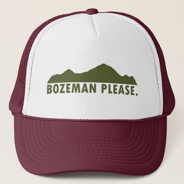 Gorra De Camionero Bozeman Please (Anverso)