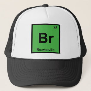 Gorra De Camionero Br - Brownsville Texas Química Tabla Periódica