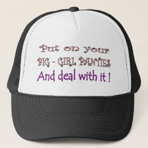 Gorra De Camionero Bragas grandes del chica