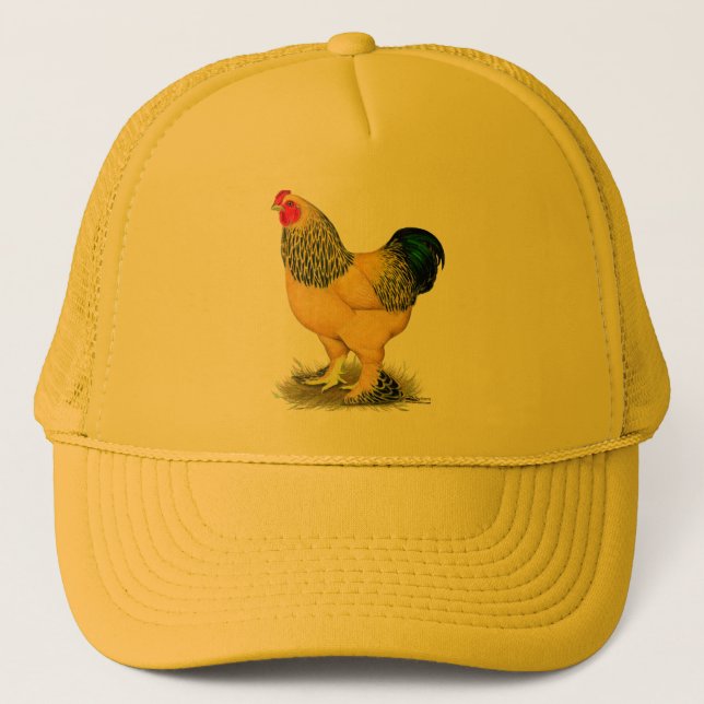 Gorra De Camionero Brahma: Rooster de Buff (Anverso)