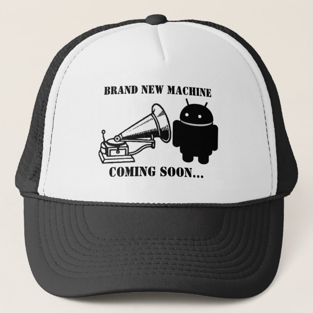 Gorra De Camionero Brand New Android Machine? (Anverso)