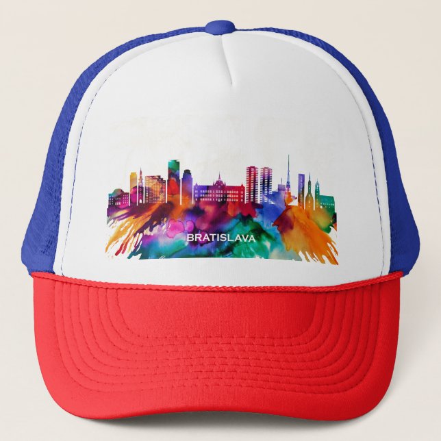 Gorra De Camionero Bratislava Skyline (Anverso)