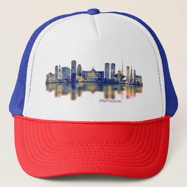 Gorra De Camionero Bratislava Skyline (Anverso)