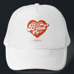 Gorra De Camionero Braut Und Team Braut Bachelorette Retro Herz<br><div class="desc">Braut Und Team Braut Bachelorette Retro Herz Camionero Sombrero Kappe Cappy Vintage Novia para ser la novia caseraTribe</div>