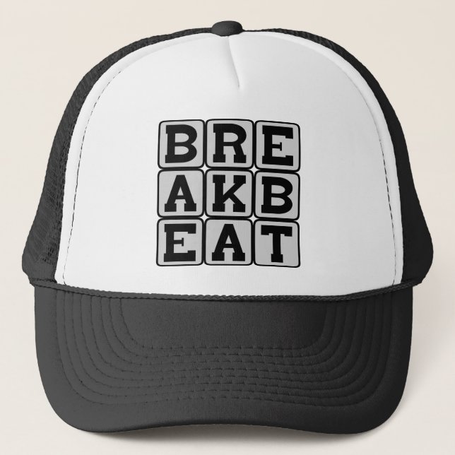 Gorra De Camionero Breakbeat, Género Musical (Anverso)